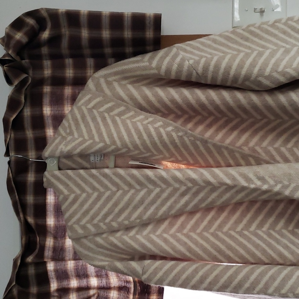 Open Box - A New Day - Women's Coatigan - A New Day Taupe/Crea Taupe/Cream - Picture 6 of 9